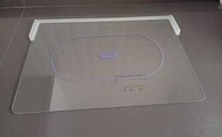 Baldas de cristal para nevera