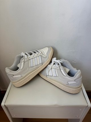 Adidas Forum Low CL J Beige/Blanco