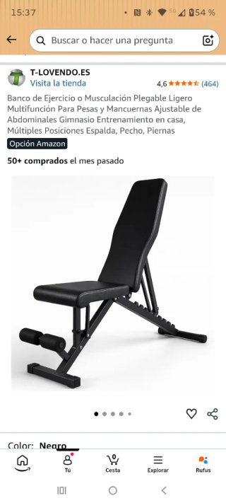 Banco de Gimnasio y Pesas