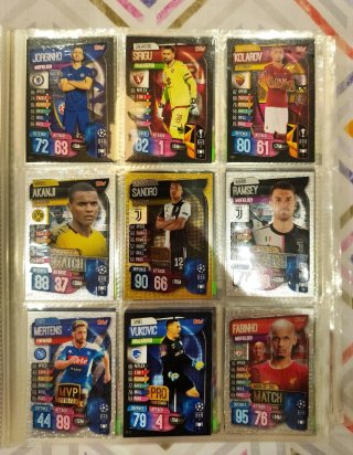 Lote cromos TOPPS Champions League