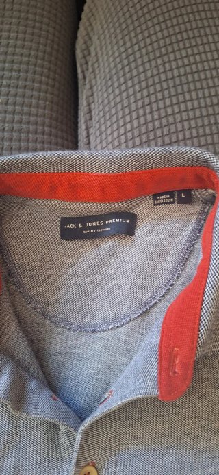 Polo Jack&Jones gris talla L