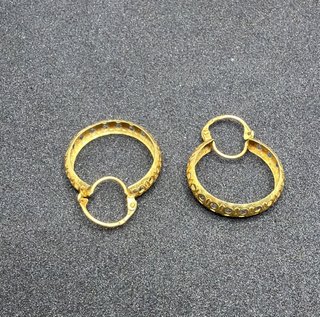 AROS DE ORO 18K