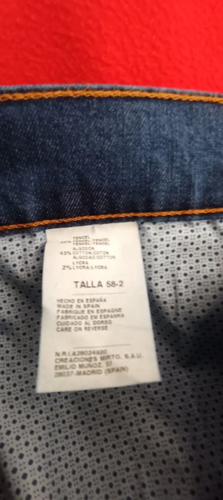 Pantalón vaquero Mirto verano talla 58