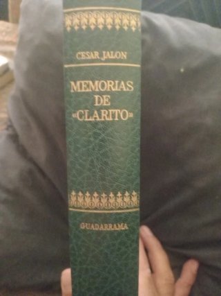 Libro memorias de clarito