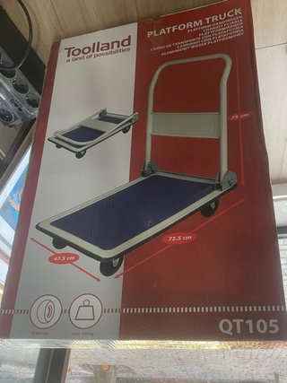 Carro de transporte plataforma Toolland QT105