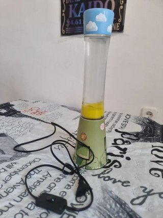 Lámpara de cristal con diseño de nubes