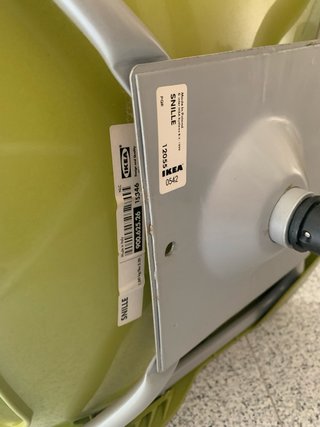 Sedia Ikea SNILLE vintage anni '90 verde