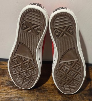 Sneakers rosse in tela