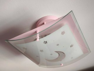 Lámpara infantil lunas y estrellas