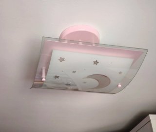 Lámpara infantil lunas y estrellas