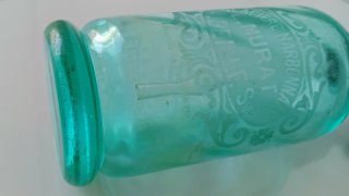 Sifón 1/4L Pequeño. Azul Turquesa. NARBONNE