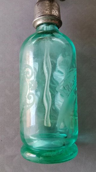 Sifón 1/4L Pequeño. Azul Turquesa. NARBONNE