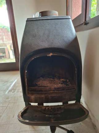Estufa de leña hierro