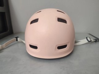 Casco bici niña rosa
