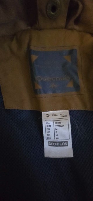 Abrigo Quechua Marrón Beige Nuevo