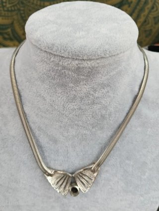 Collana vintage donna oro e argento