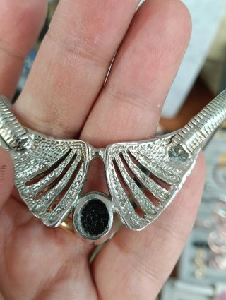 Collana vintage donna oro e argento