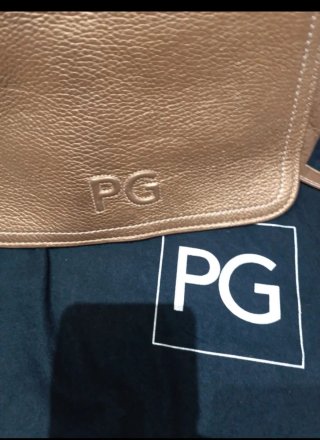 Bolso bandolera Purificación García dorado