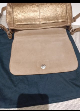Bolso bandolera Purificación García dorado