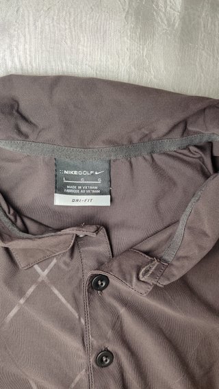 Polo Nike Golf Marrón Talla L Vintage
