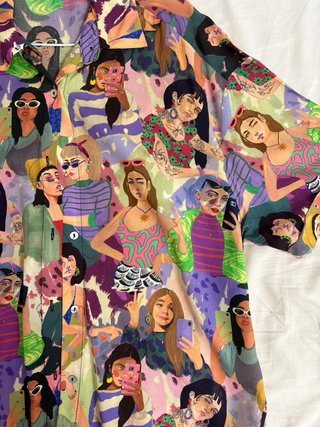 Camisa diseño mujeres estampado