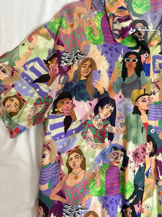 Camisa diseño mujeres estampado