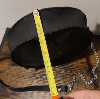 Borsa rotonda Alviero Rodriguez stampa leopardo
