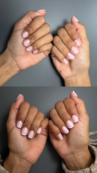 Manicura Rusa y Pedicura con Diseño Floral