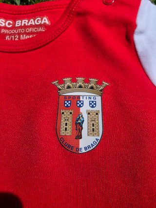 Equipamento SC Braga 6-12 meses kit mini gverreiro