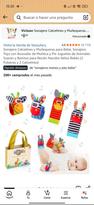 Sonajeros para bebés con diseño de animales.