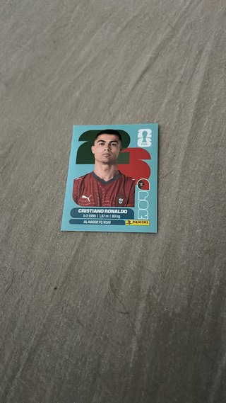 Cromo Mundial 2026 Cristiano Ronaldo Panini