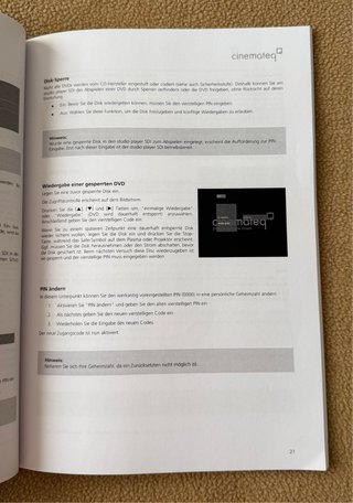 Manuale istruzioni Cinemateq Studio Player SDI