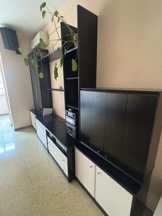 Mueble salón: Vitrina, mesa televisor, armario...