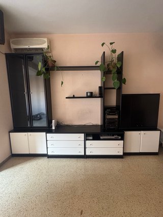 Mueble salón: Vitrina, mesa televisor, armario...