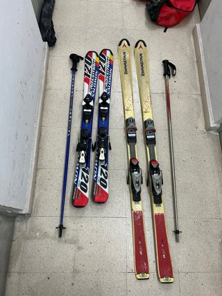 Esquís Salomon Crossmax 120 de segunda mano por 59 EUR en Madrid