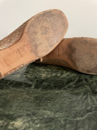Ballerine Prada donna beige/oro