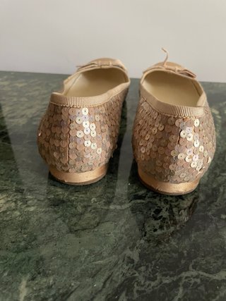 Ballerine Prada donna beige/oro