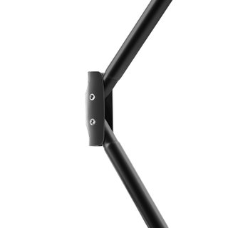 Mesa de aluminio Tina plegable ajustable en altura, negro