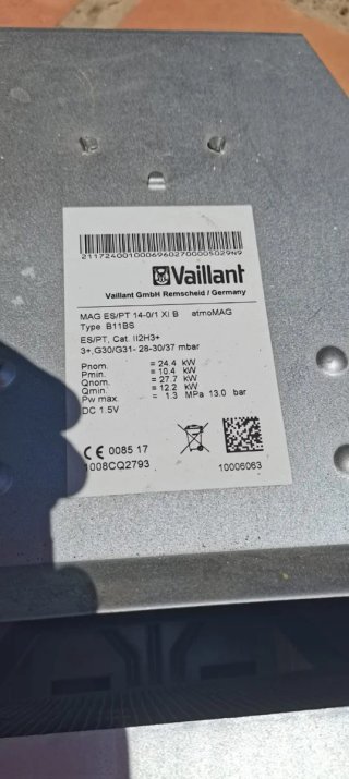 Calentador Vaillant gas AtmoMAG 14 LITRE GAS