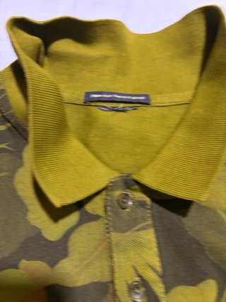 Polo Scotch & Soda Talla M Estampado Hojas