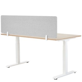 Panel separador de escritorio incluye 2 clips de fijación gris