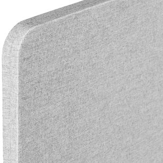 Panel separador de escritorio incluye 2 clips de fijación gris