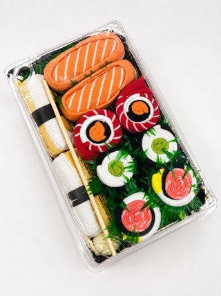Calcetines divertidos forma sushi