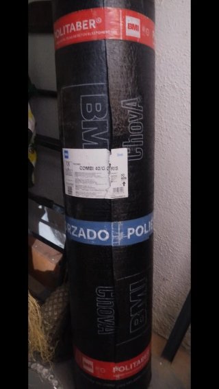 Rollo tela asfáltica BMI POLITABER