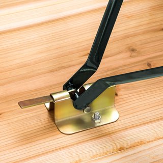 Conjunto de mesa y bancos de madera plegables 3 piezas 220cm, marrón
