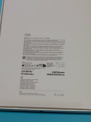iPad Pro 13 M5 512GB 12GB RAM Wifi+Celular