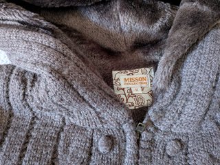 Chaqueta 50% Lana 50% Acrílico marrón