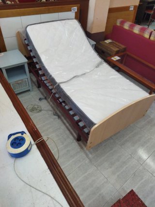 Cama articulada 90cm con colchón nuevo
