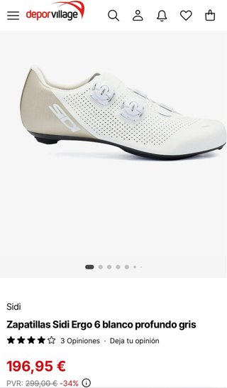 Zapatillas Sidi Ergo 6 42 carbon Nuevas
