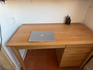 Escritorio MUJI roble + cajonera original |Nuevo